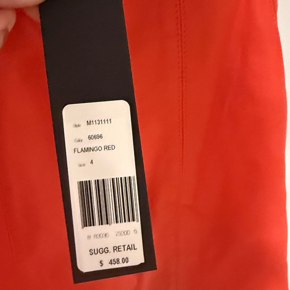 Marc By Marc Jacobs Orange Leather Mini Skirt - Picture 4 of 6